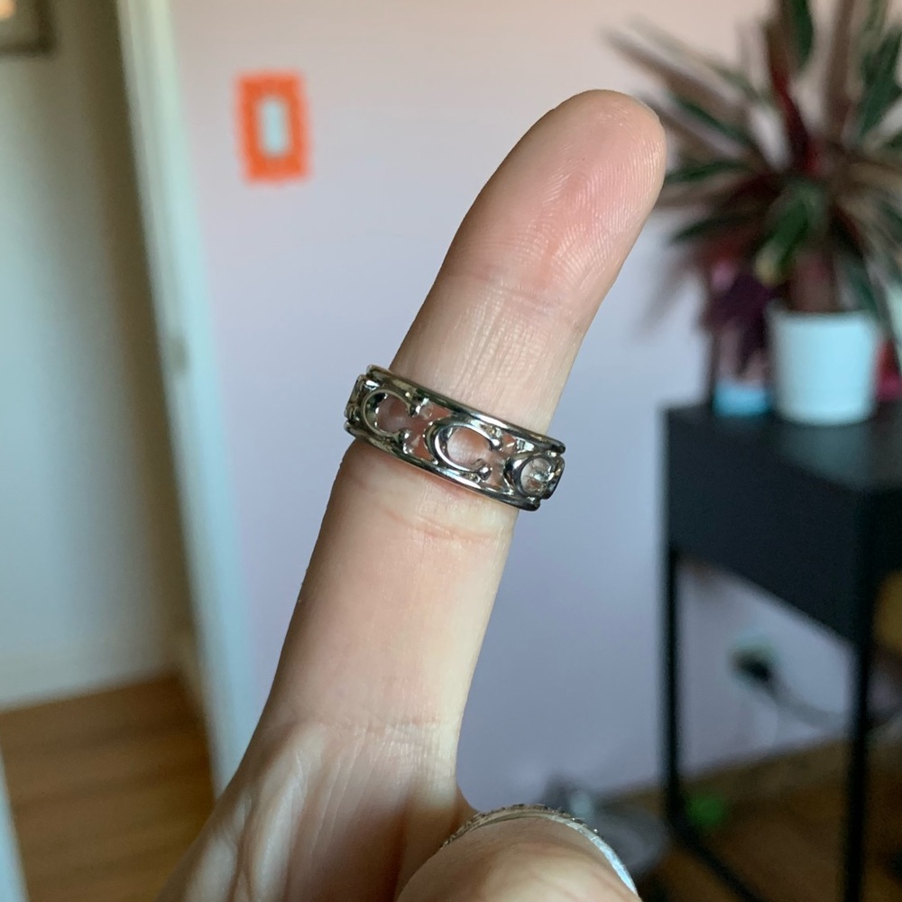 Coach Signature C Thick Ring - Picture 2 of 3